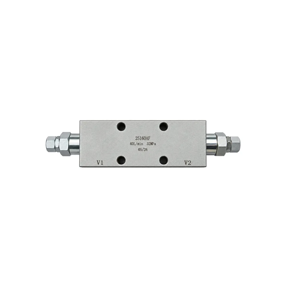 Válvula de Balance Hidráulica Bidireccional 25160AF – 40 L/min – G3/8" - Imagen 2